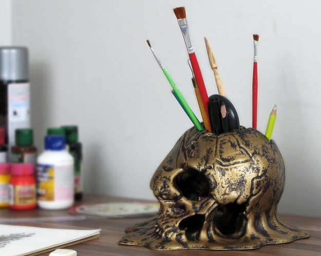 Fuse Skull - ( table organiser ) 3D Print 468392