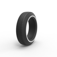 Diecast lowrider tire Scale 1 to 10 - Thumbnail 2