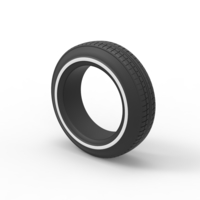 Diecast lowrider tire Scale 1 to 10 - Thumbnail 6