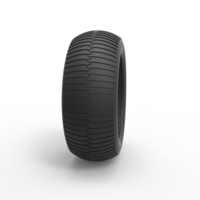 Diecast vintage monster truck tire Scale 1 to 25 - Thumbnail 3