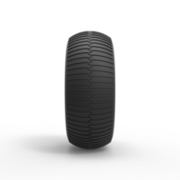 Diecast vintage monster truck tire Scale 1 to 25 - Thumbnail 4