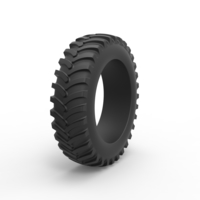 Diecast Tractor tire Scale 1 to 25 - Thumbnail 2