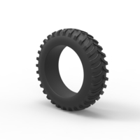 Diecast Tractor tire Scale 1 to 25 - Thumbnail 6