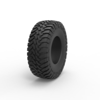 Diecast Trophy truck tire Scale 1 to 10 - Thumbnail 2