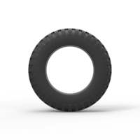 Diecast old truck tire Scale 1 to 25 - Thumbnail 4