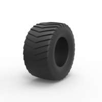 Diecast Pulling truck tire Scale 1 to 10 - Thumbnail 2