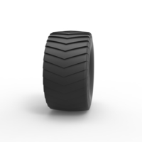 Diecast Pulling truck tire Scale 1 to 10 - Thumbnail 3