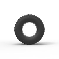 Diecast Pulling truck tire Scale 1 to 10 - Thumbnail 5