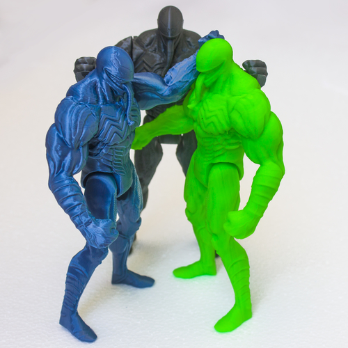 Venom Articulated Print-in-Place 3D Print 468499