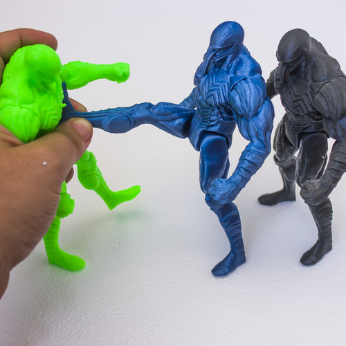 Venom Articulated Print-in-Place 3D Print 468500