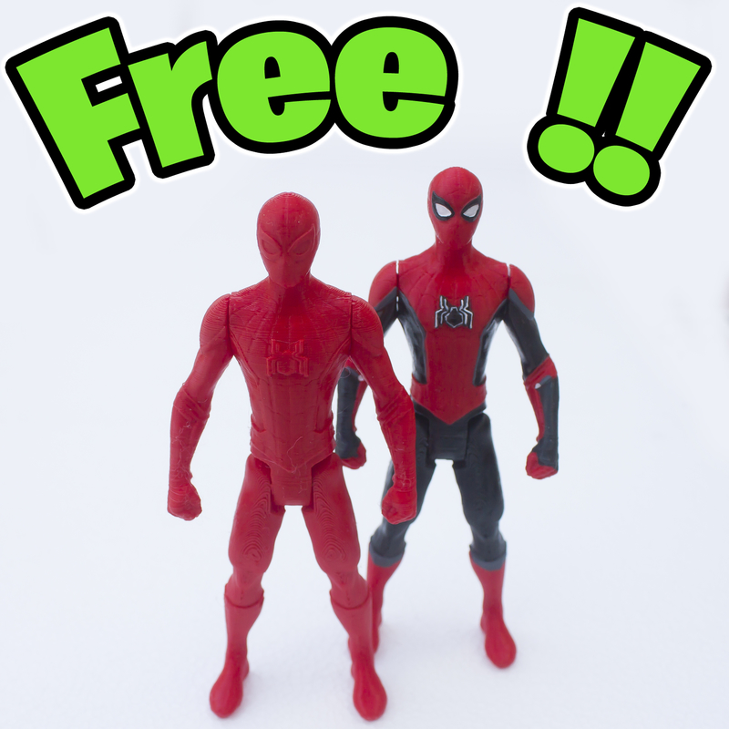 SpiderMan Articulated Print-in-Place