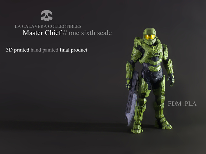 Master Chief Halo 1/6 Scale Kit 3D Print 468527