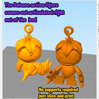 Digimon Palmon Articulated Print-in-Place - Thumbnail 2
