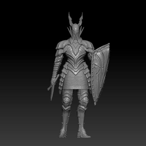 Black Knight Dark Souls one sixth scale kit 3D Print 468574