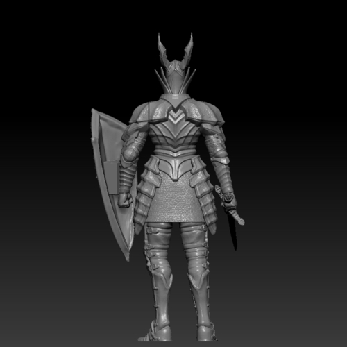 Black Knight Dark Souls one sixth scale kit 3D Print 468576