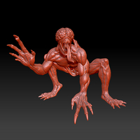 Licker RE 2 Remake one sixth scale - Thumbnail 9