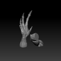 Licker RE 2 Remake one sixth scale - Thumbnail 18