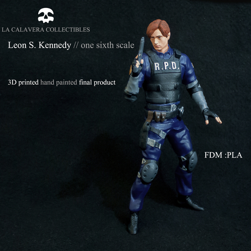 Leon S Kennedy one sixth scale kit 3D 3D Print 468635