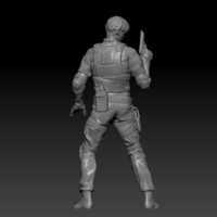 Leon S Kennedy one sixth scale kit 3D - Thumbnail 6