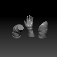 Leon S Kennedy one sixth scale kit 3D - Thumbnail 14