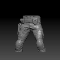 Leon S Kennedy one sixth scale kit 3D - Thumbnail 15