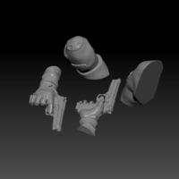Leon S Kennedy one sixth scale kit 3D - Thumbnail 16