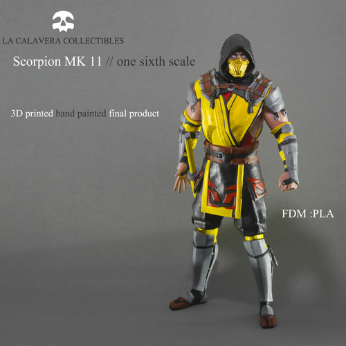 Scorpion MK11 one sixth scale kit 3D Print 468668