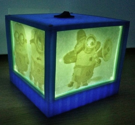 Minion Led Lamp 3D Print 46867