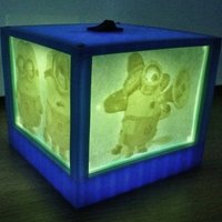Small Minion Led Lamp 3D Printing 46867