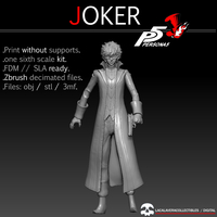 Small Persona 5 Joker one sixth scale kit 3D Printing 468706