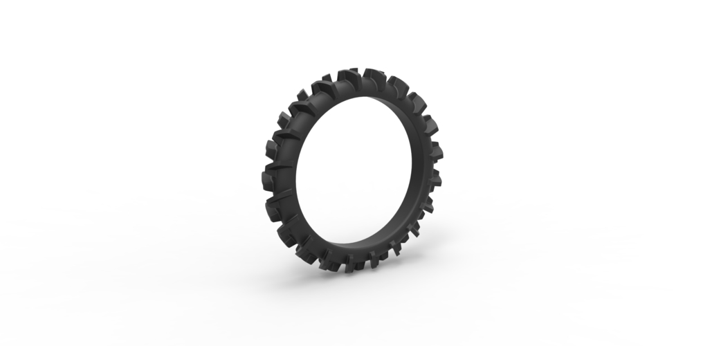 Diecast swamp buggy tire Scale 1 to 25 3D Print 468727