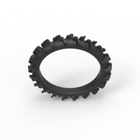 Diecast swamp buggy tire Scale 1 to 25 - Thumbnail 6