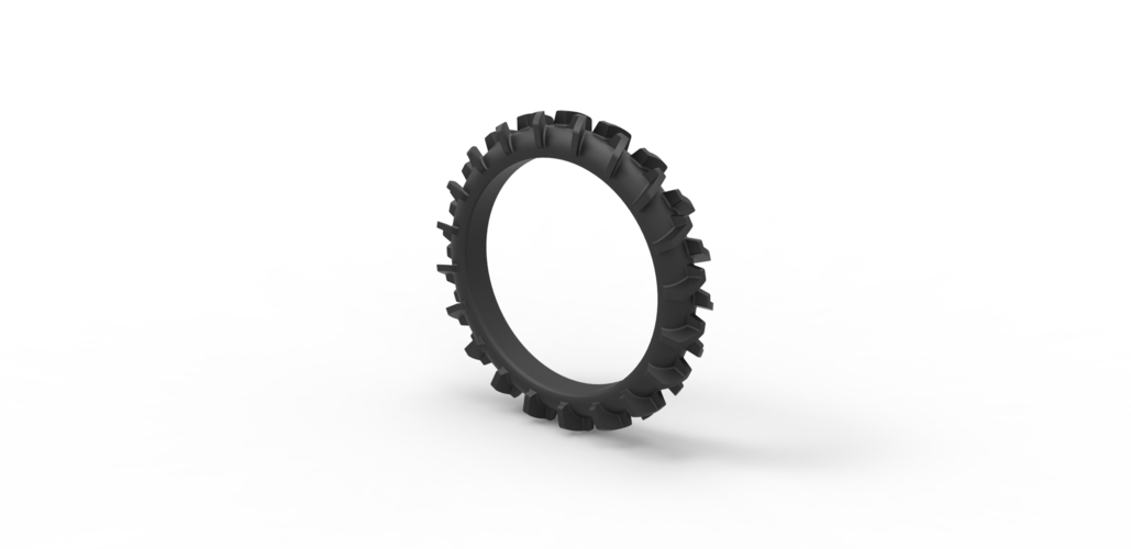 Diecast swamp buggy tire Scale 1 to 25 3D Print 468733