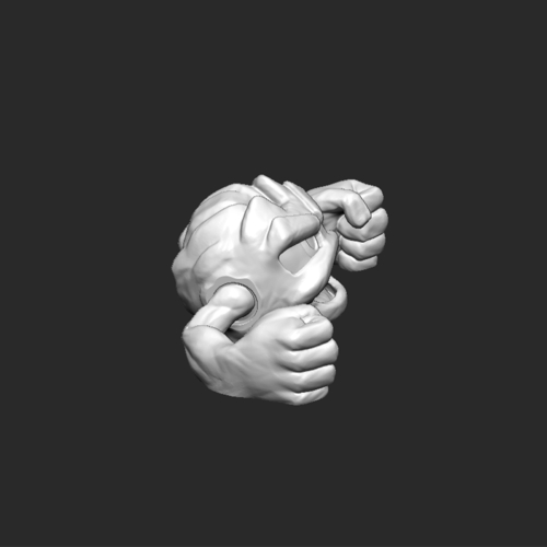 Pokemon Geodude articulated print-in-place 3D Print 468758