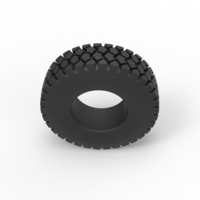 Diecast military truck tire Scale 1 to 25 - Thumbnail 6