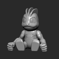Pokemon Machop articulated Print-in-place - Thumbnail 3