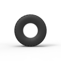 Diecast military truck tire 2 Scale 1 to 25 - Thumbnail 5
