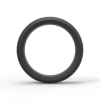 Diecast chopper front tire Scale 1 to 10 - Thumbnail 5