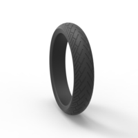 Diecast chopper front tire Scale 1 to 10 - Thumbnail 8