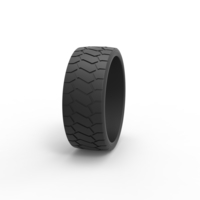 Diecast truck low profile tire Scale 1 to 25 - Thumbnail 3