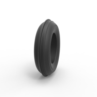 Diecast dune buggy front tire Scale 1 to 10 - Thumbnail 3
