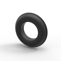 Diecast dune buggy front tire Scale 1 to 10 - Thumbnail 8