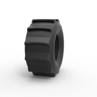 Diecast mud dragster tire Scale 1 to 25 - Thumbnail 3