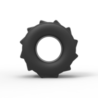 Diecast mud dragster tire Scale 1 to 25 - Thumbnail 5