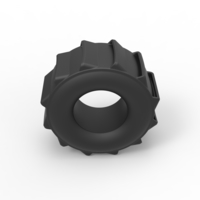 Diecast mud dragster tire Scale 1 to 25 - Thumbnail 6