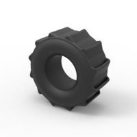 Diecast mud dragster tire Scale 1 to 25 - Thumbnail 7