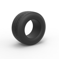 Small Diecast race tire Scale 1 to 10 3D Printing 468843