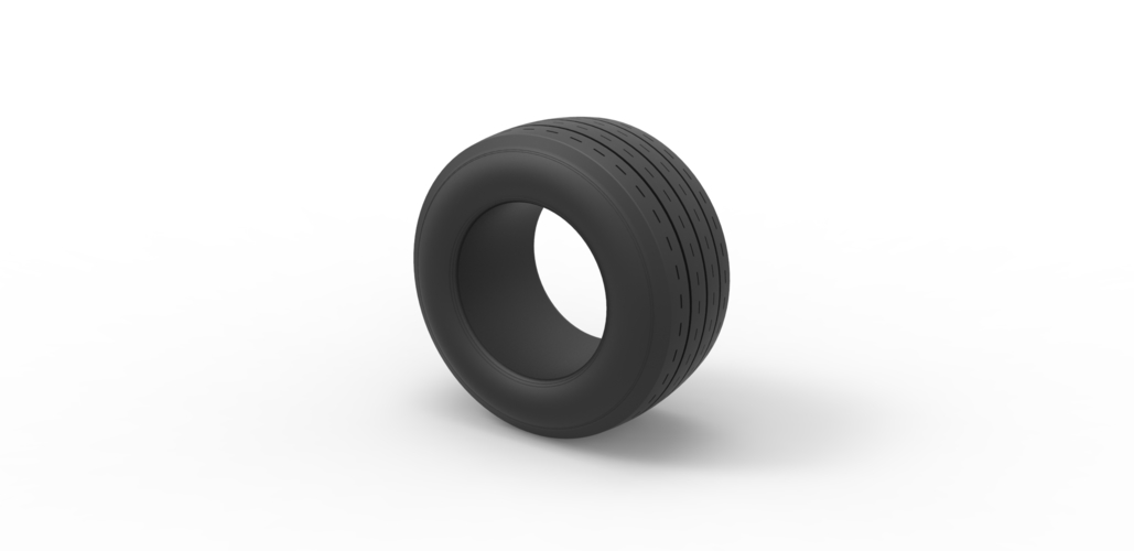 Diecast race tire Scale 1 to 10 3D Print 468849