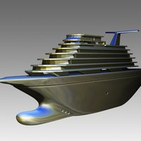 Toy Cruise Ship 11In - Thumbnail 1