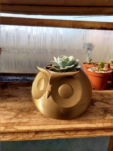 Owl Planter 3D Print 468875